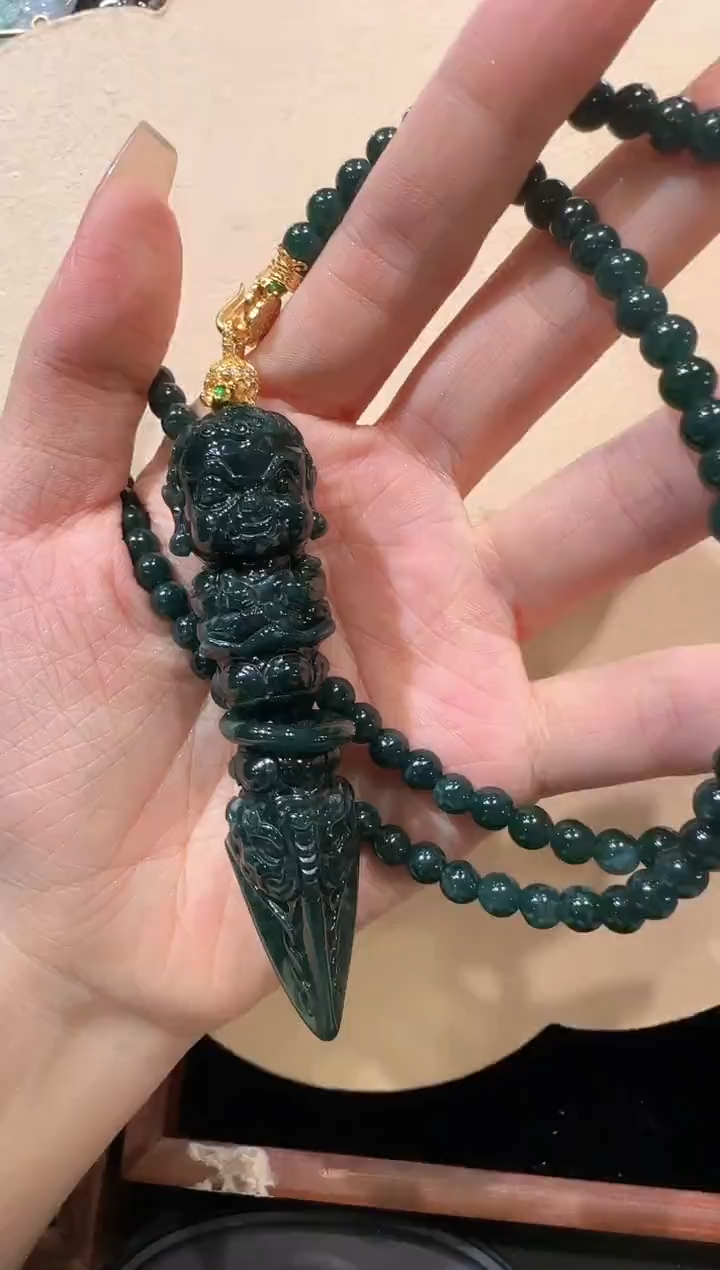 【闪购商品】翡翠颈饰未镶嵌国风