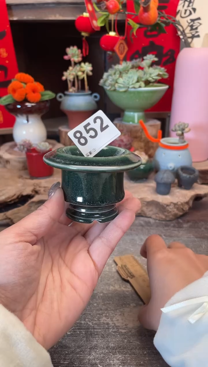 【闪购商品】摆件852知木小芳花盆