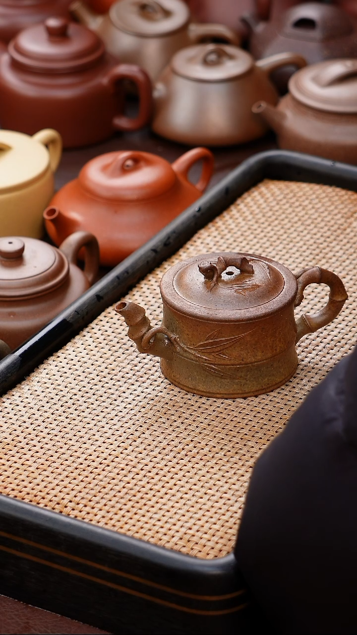 茶壶紫砂柴烧壶130cc