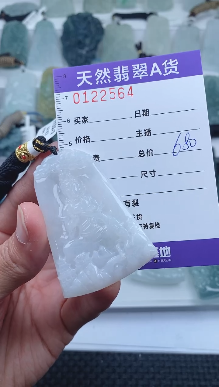 【闪购商品】翡翠颈饰未镶嵌        564