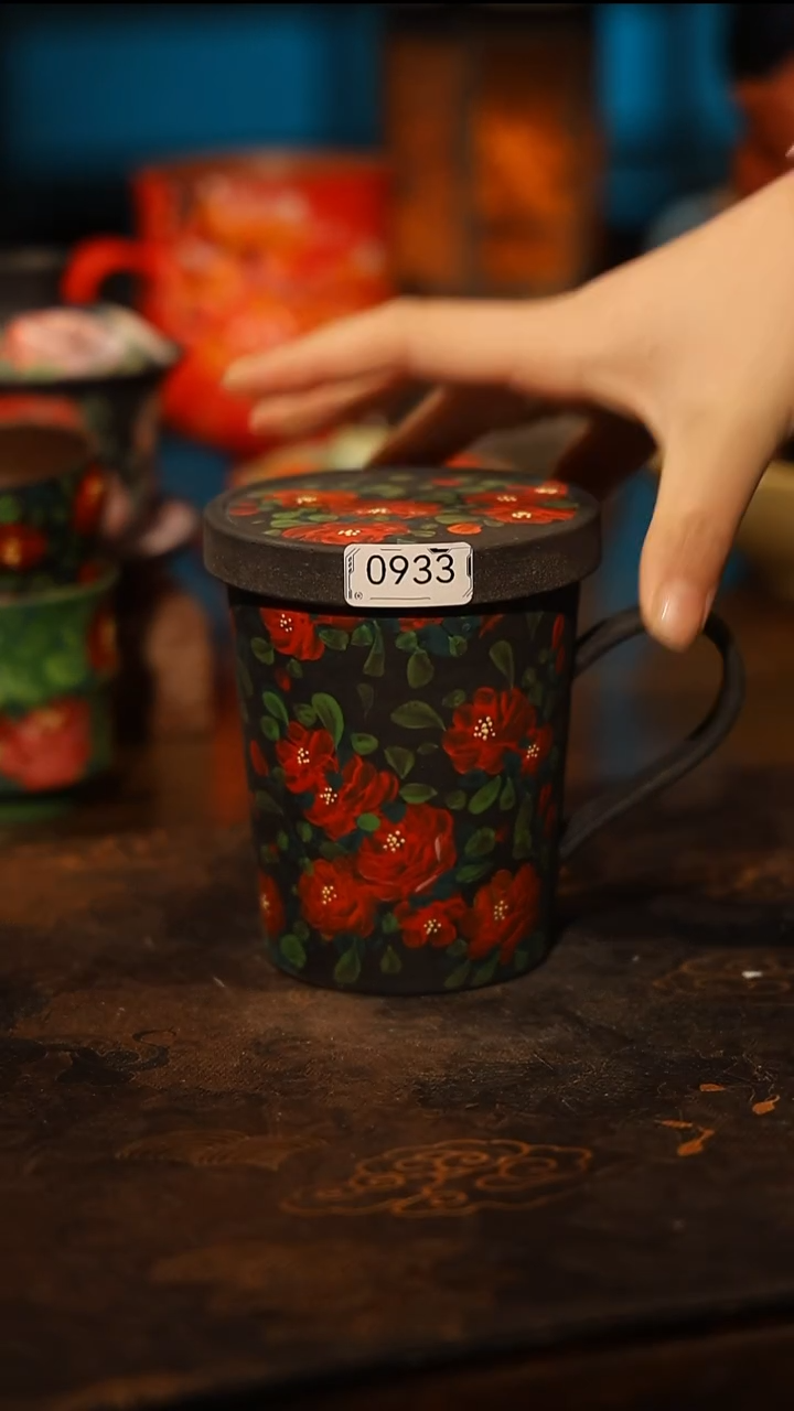 陶瓷景德镇高温釉下彩手工手绘款式@A0933@