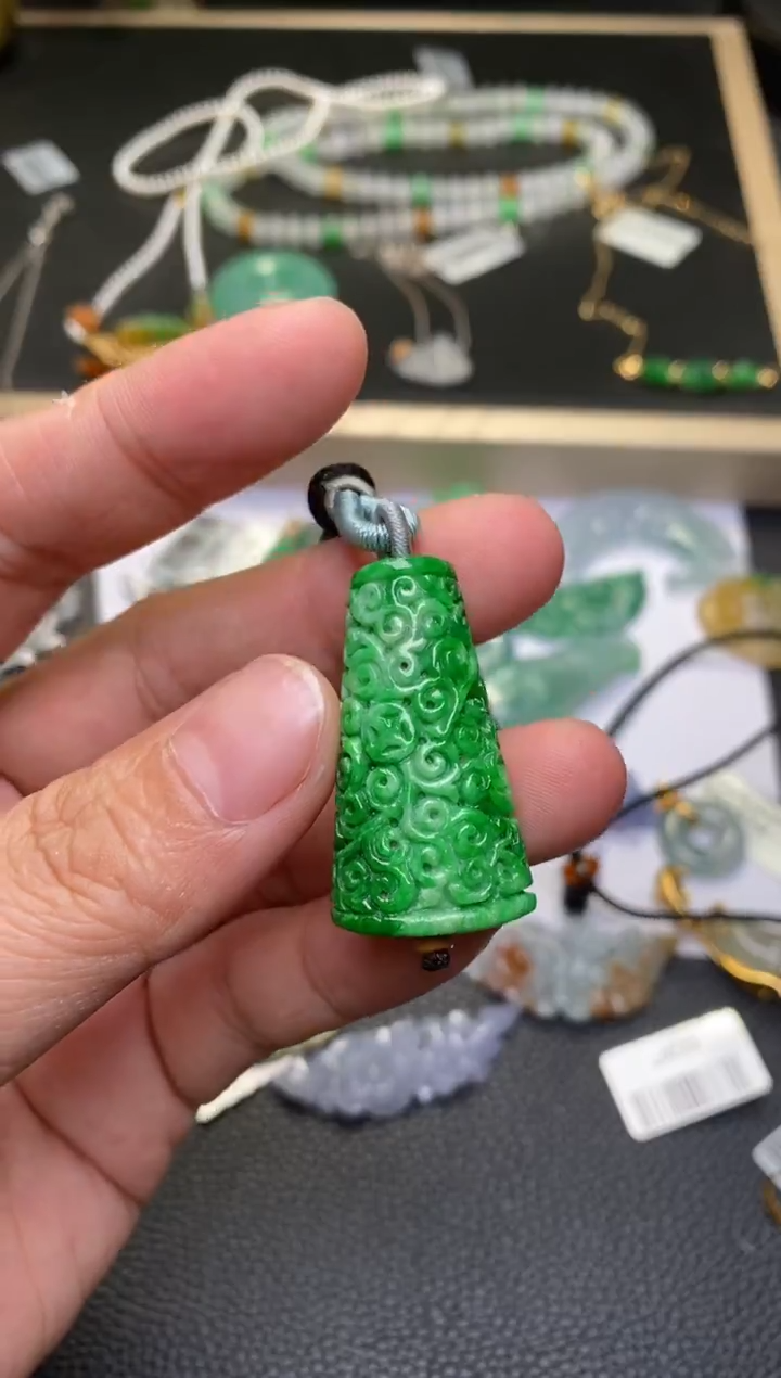 颈饰未镶嵌翡翠多*净货35472