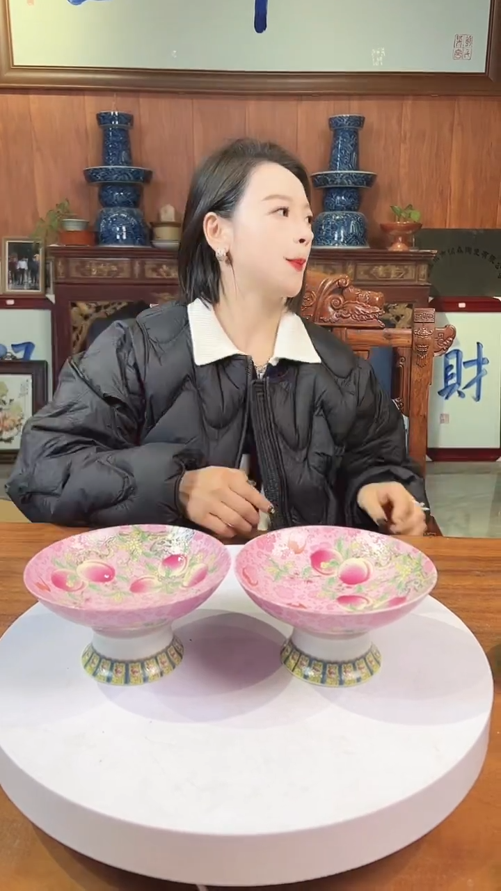 摆件陶景德镇陶瓷青花摆件13