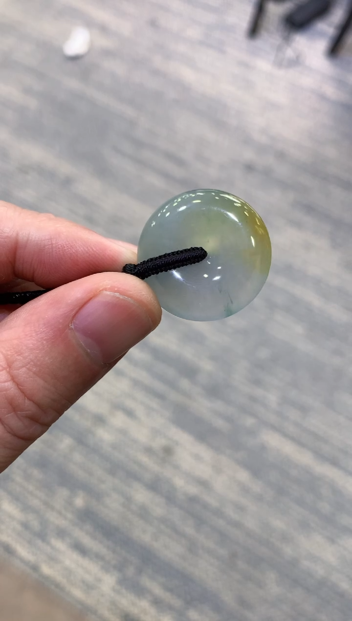 颈饰未镶嵌翡翠天然A货翡翠