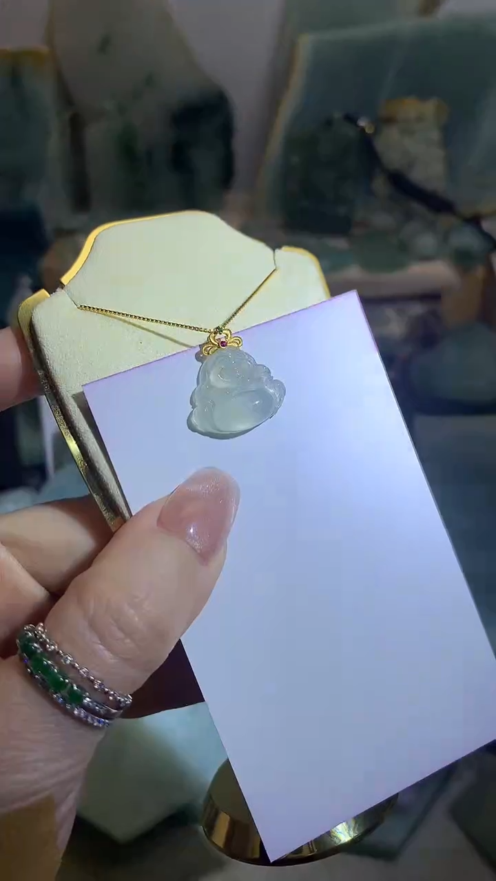 【闪购商品】翡翠挂件未镶嵌缅甸A货翡翠，没有运费险