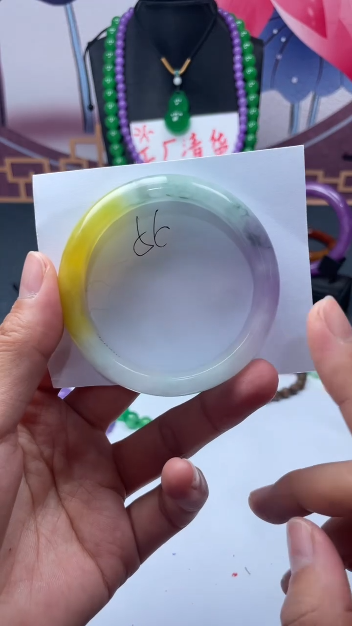 非金属仿水晶手镯 