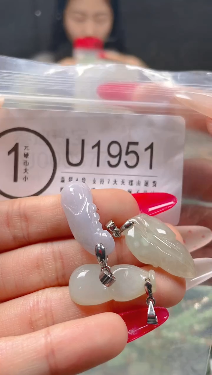 【闪购商品】翡翠颈饰未镶嵌/U/翡翠A货一图一物