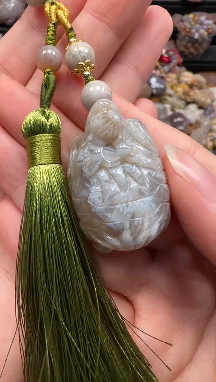 【闪购商品】硅化珊瑚（珊瑚玉）颈饰未镶嵌204