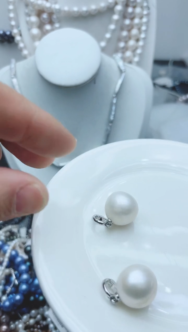 【闪购商品】淡水珍珠颈饰钛钢23