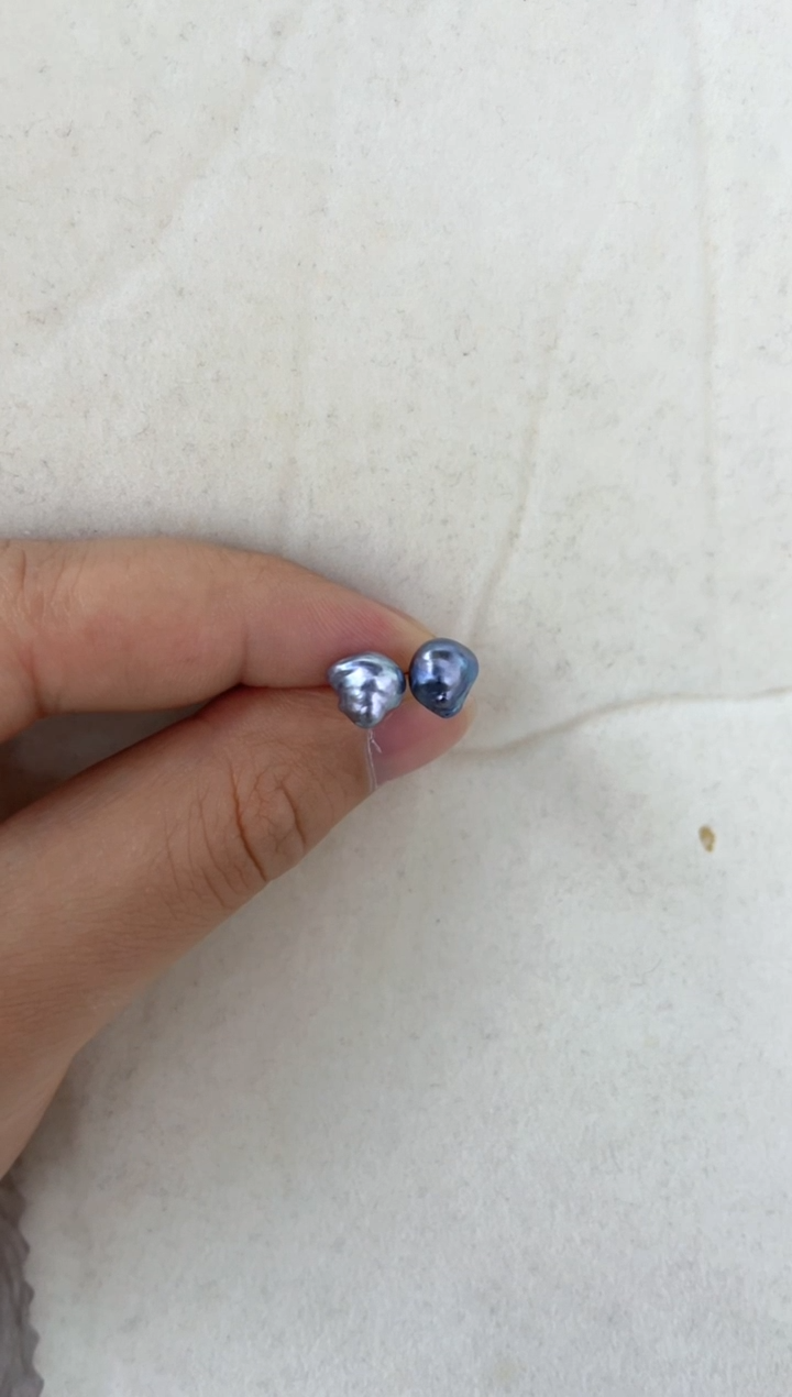 【闪购商品】银S925镶嵌海水珍珠耳饰耳钉