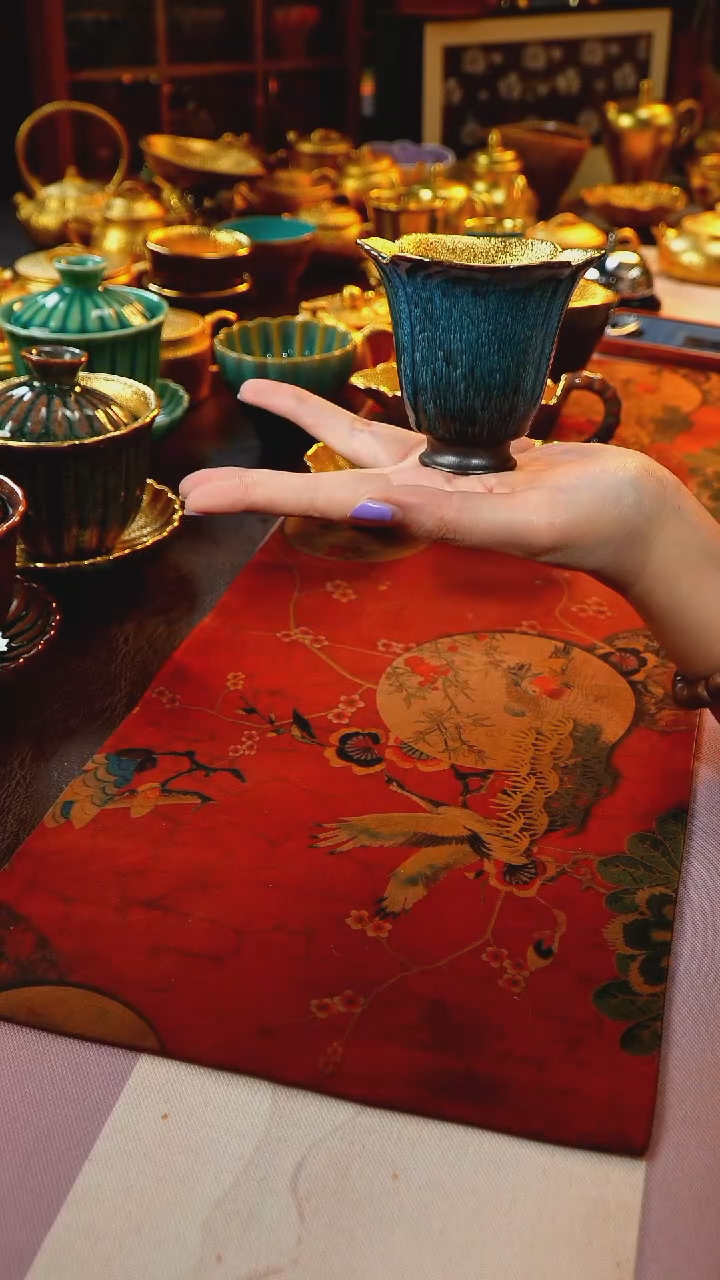 茶杯紫砂【宜景窑系列】杯子