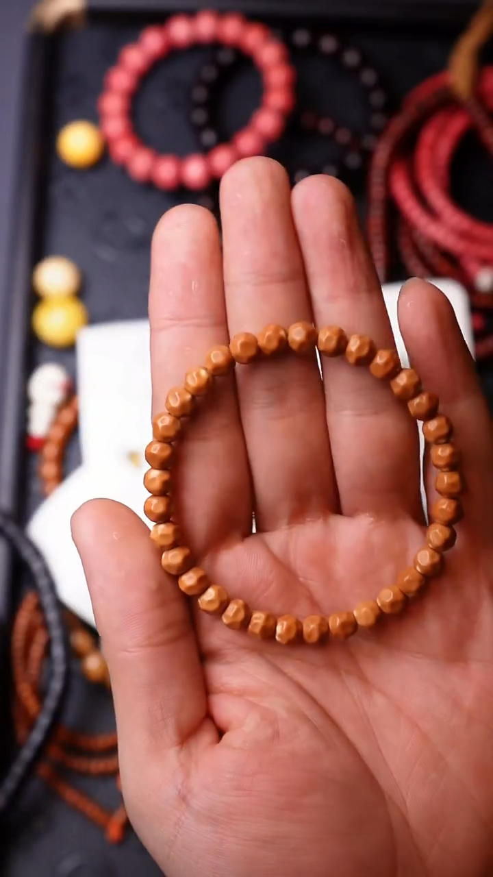 橄榄核手串/手链核尖无相6.9mm