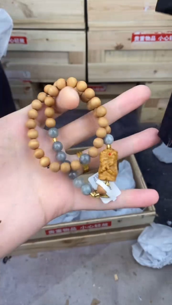 缘圆文玩阁檀木纳福链接@@sp078