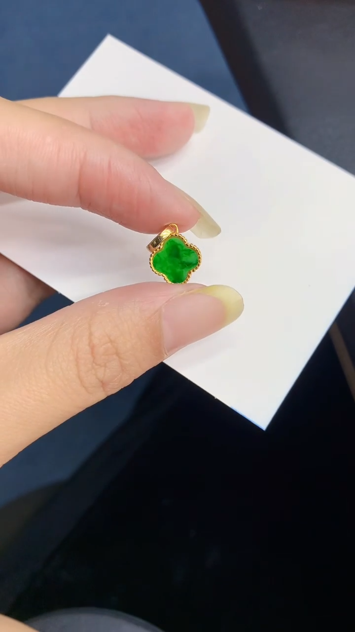 【闪购商品】翡翠颈饰银S925镶嵌            8