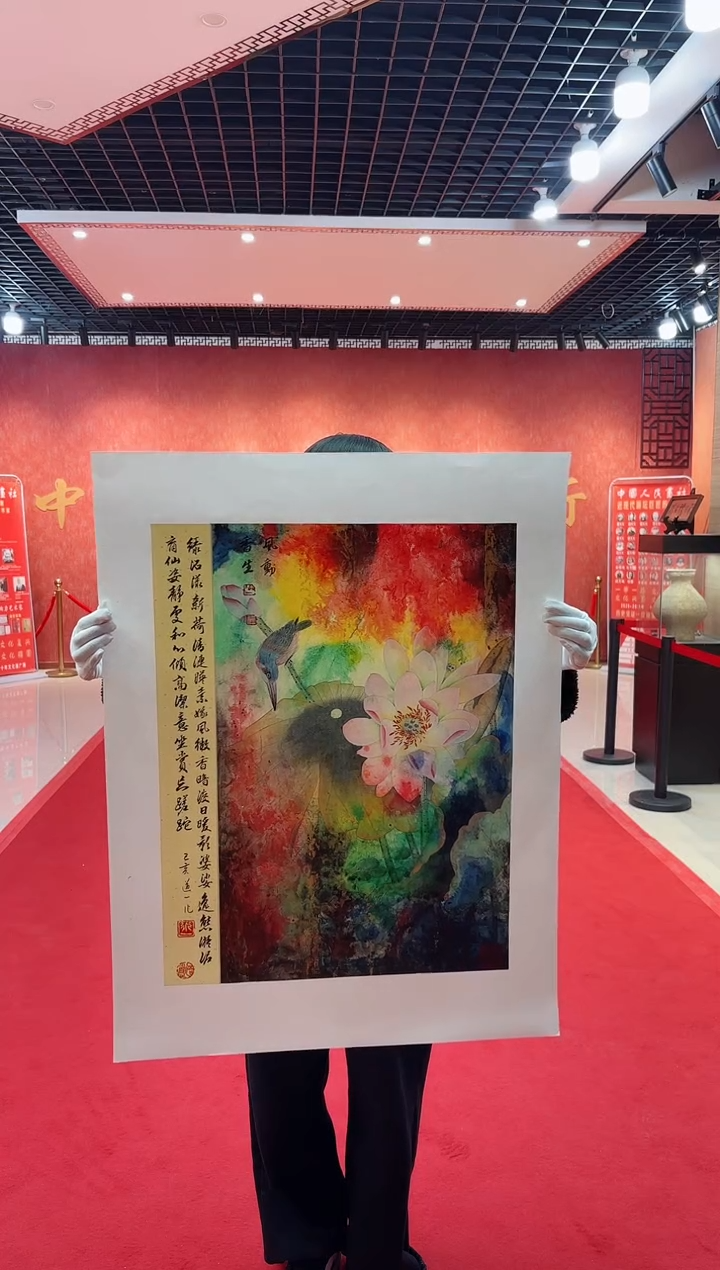【闪购商品】国画道一老师亲笔绘画作品D17