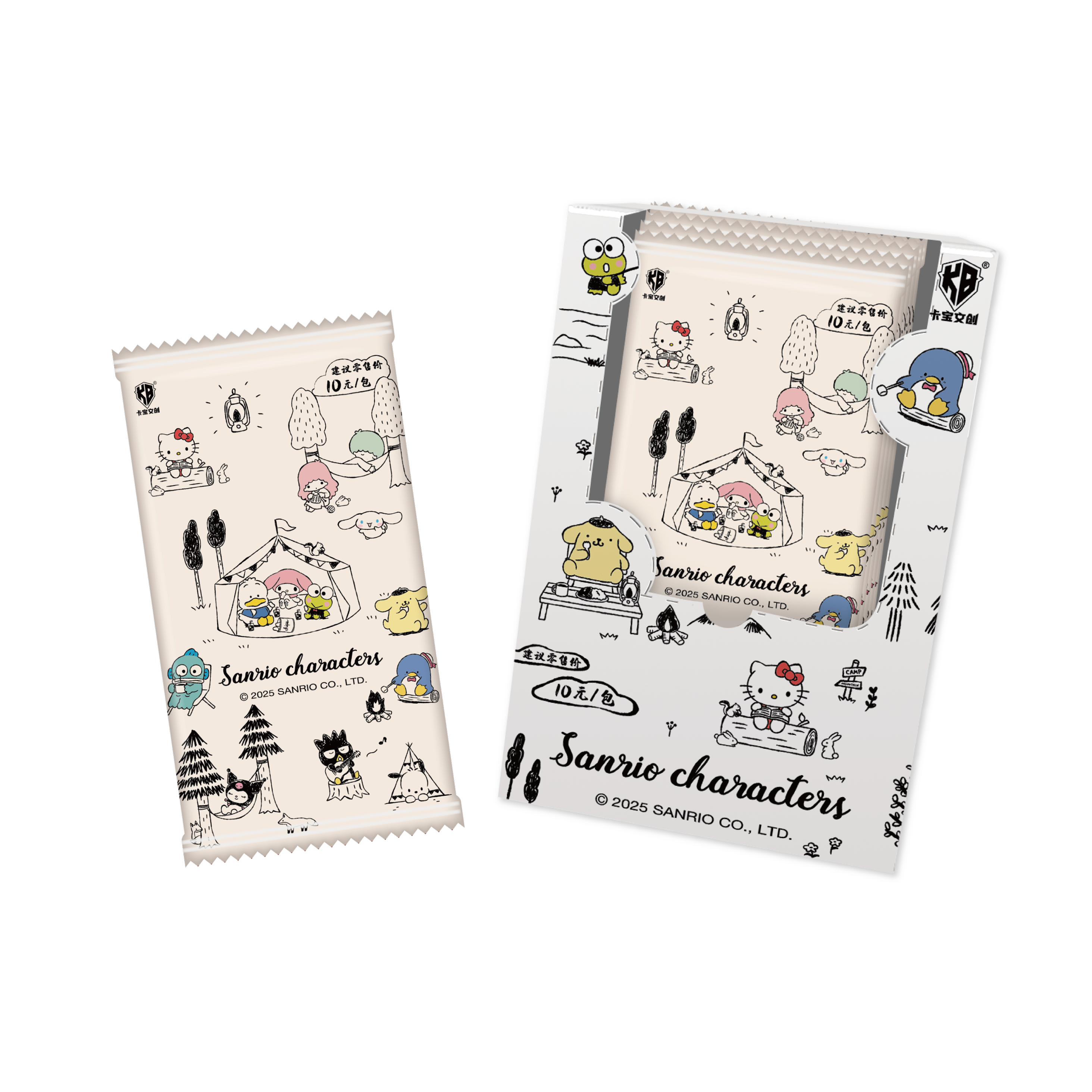 卡宝文创【三丽鸥家族珍藏卡第二弹10元包】动漫周边正版收藏卡牌