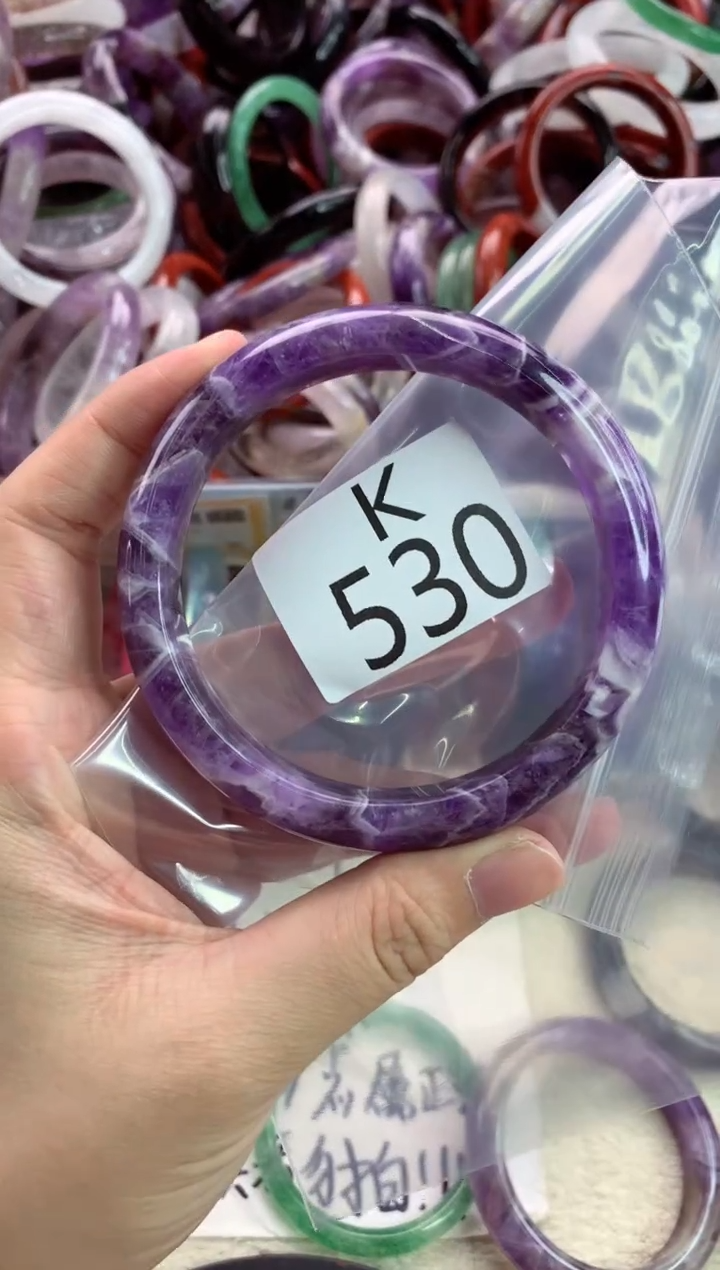 未镶嵌手镯水晶K+530-64