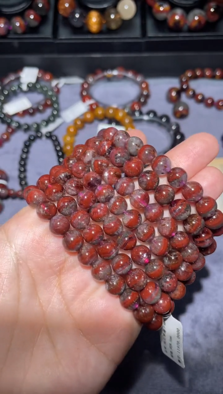 【闪购商品】水晶手链未镶嵌极光单圈8mm多样性发其一