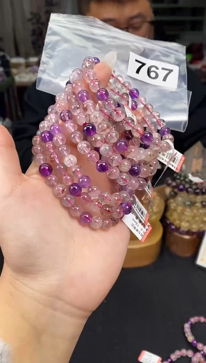 【闪购商品】水晶手串未镶嵌手串767多样性发其一