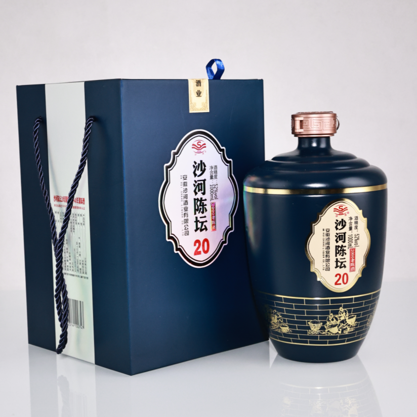 SHAHE/沙河陈坛20  大坛装（1000ML）52度52度1000