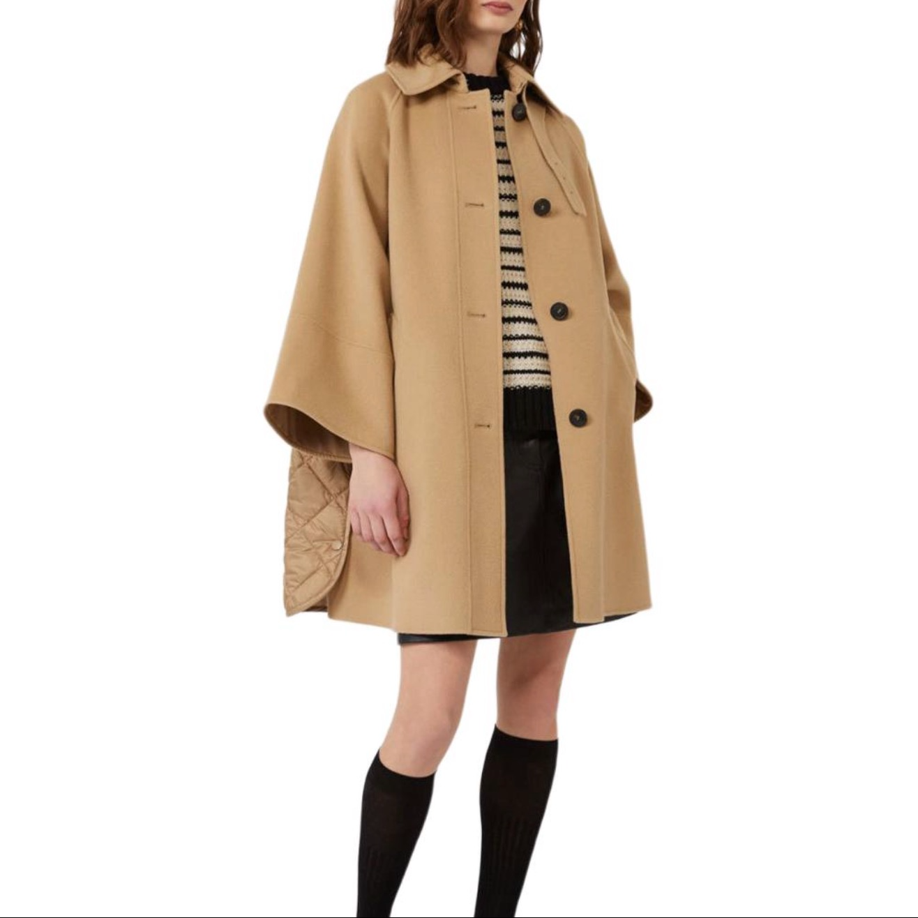 未使用 MaxMara 娜娜专属   weekend rufo后背拼接大衣  驼色