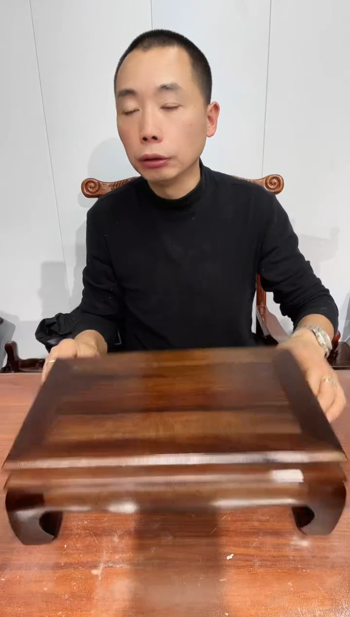 木6**9瑕疵处理非花长方底座33*20*10黑色