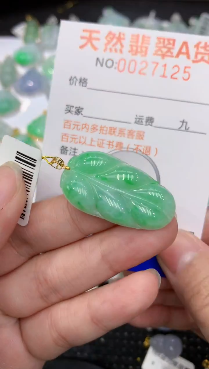 【闪购商品】翡翠颈饰18K金镶嵌111111111111