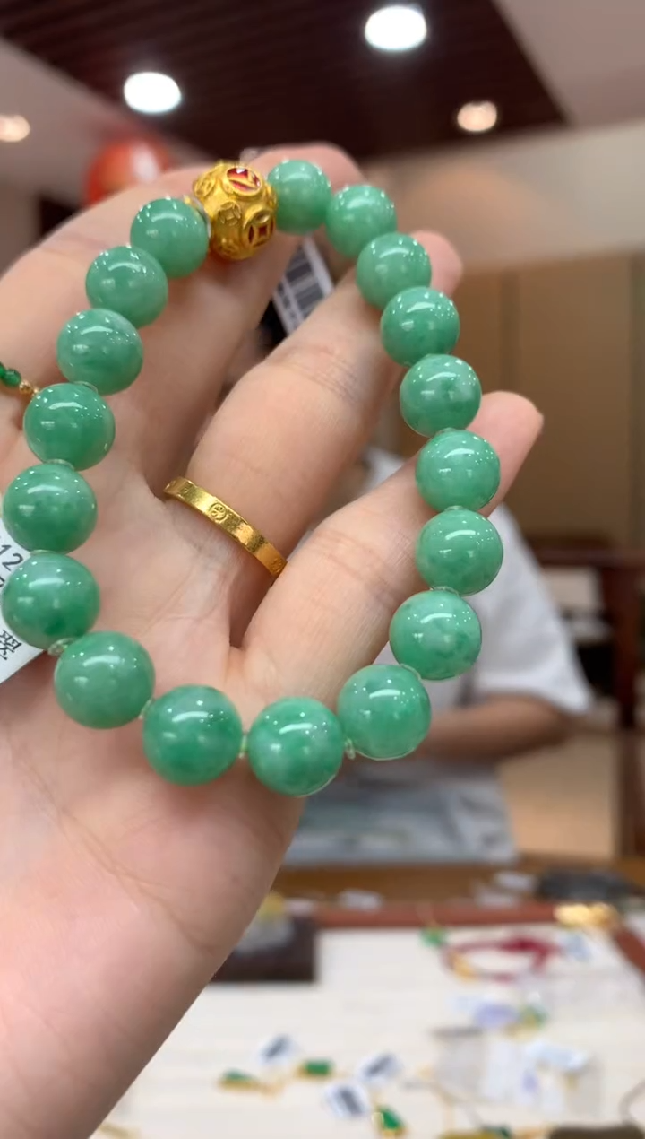 未镶嵌手串翡翠手串