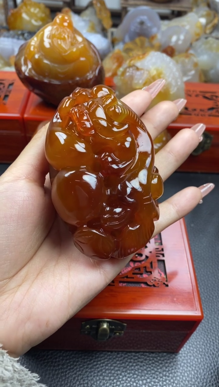 【闪购商品】玛瑙/玉髓手把未镶嵌00