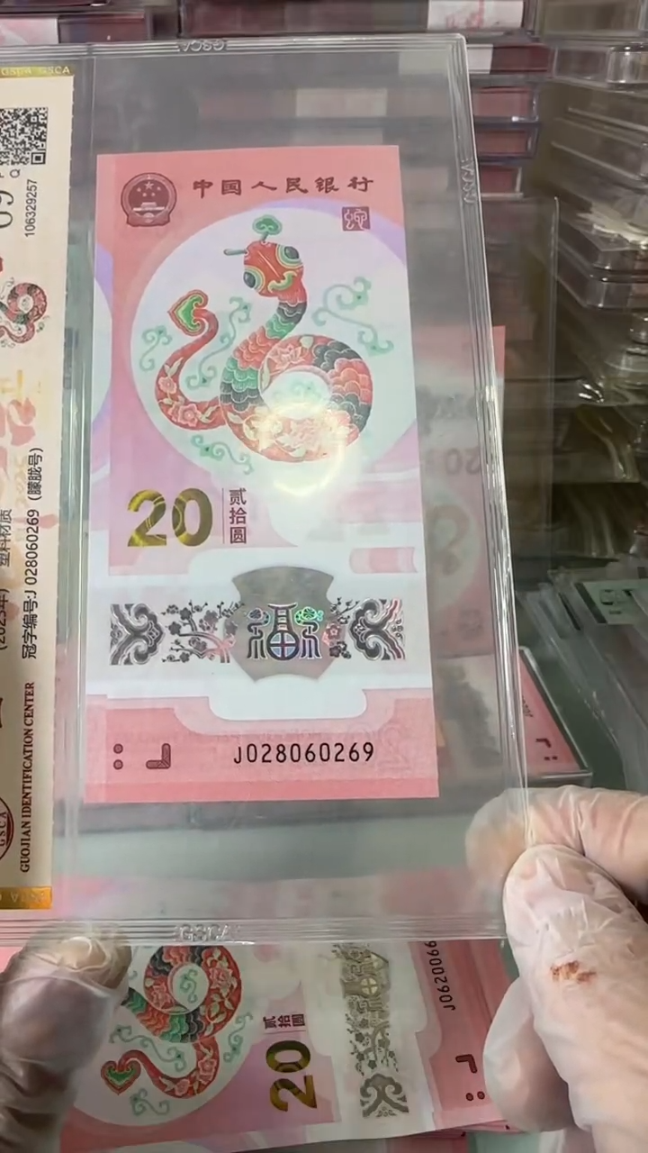 【闪购商品】塑料028060269蛇钞单张