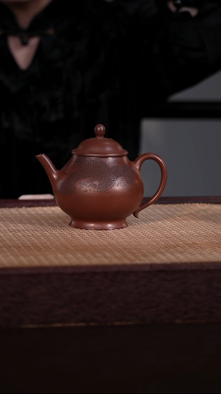 茶壶紫砂紫泥 240cc