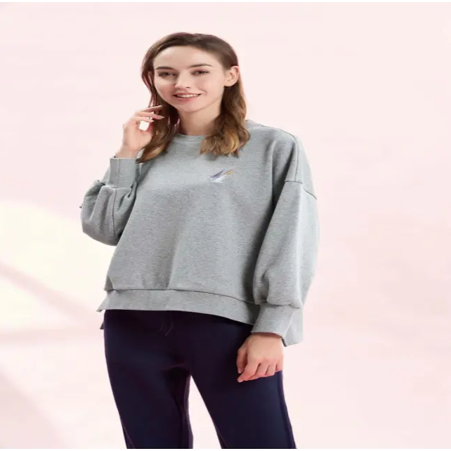 诺帝卡 透气柔软休闲圆领卫衣-22424KM0100E