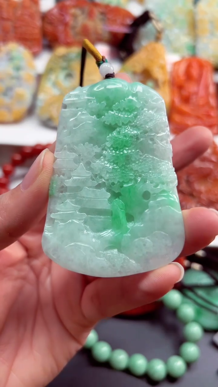 吊坠(不含链)未镶嵌翡翠天然翡翠