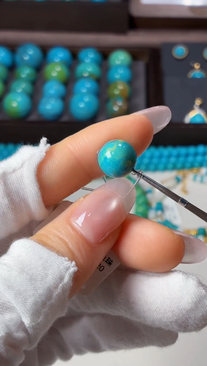 未镶嵌绿松石吊坠1