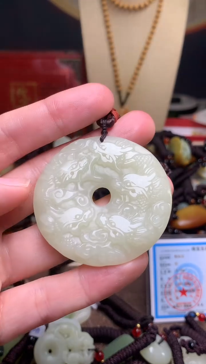 颈饰未镶嵌和田玉新疆料青海料清水和田玉吊坠