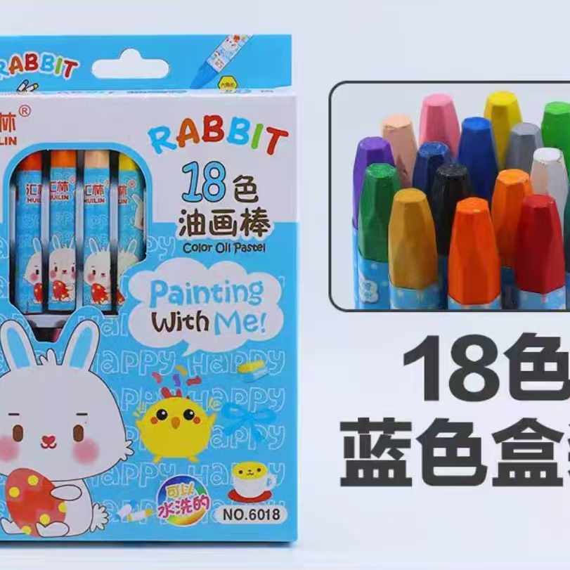 【秉昱优选】18/12色油画棒-6018/6012