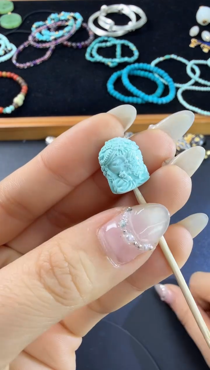 未镶嵌绿松石裸石H1129-3793-114