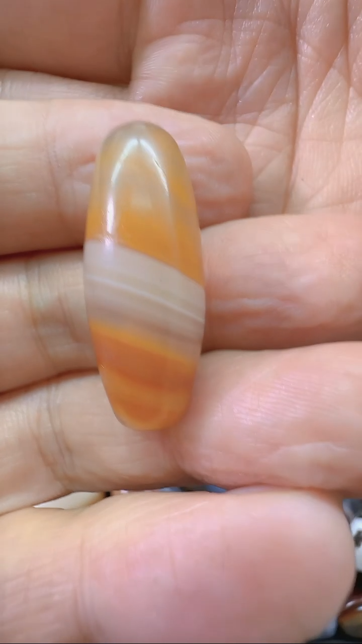 玛瑙/玉髓颈饰未镶嵌勒子30*12