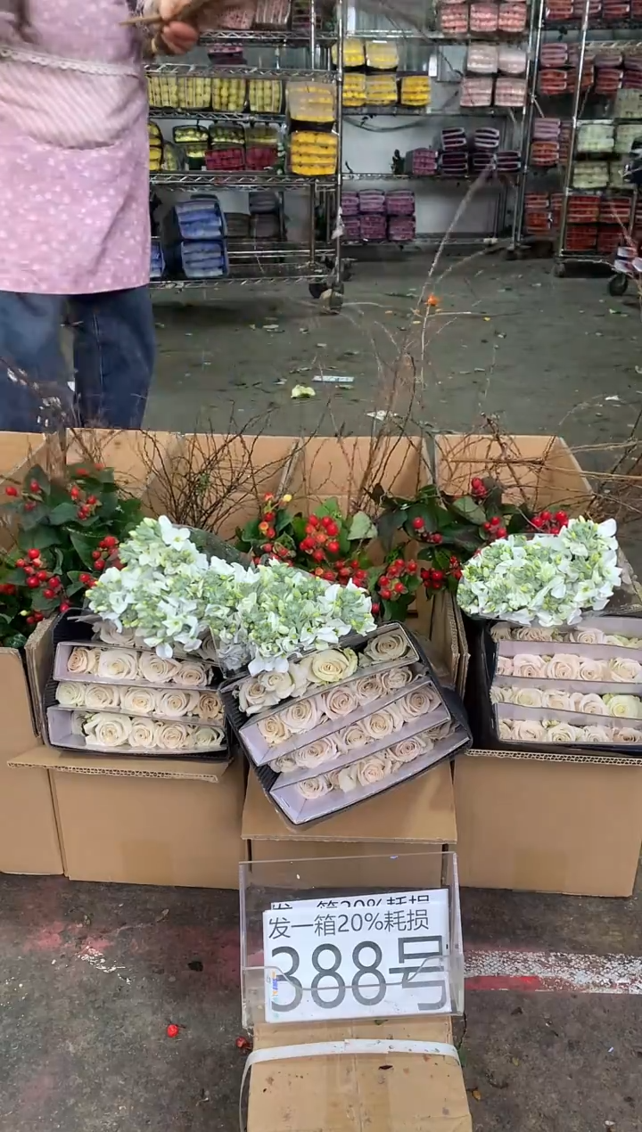 388号♥中通含20%耗损发一箱鲜花