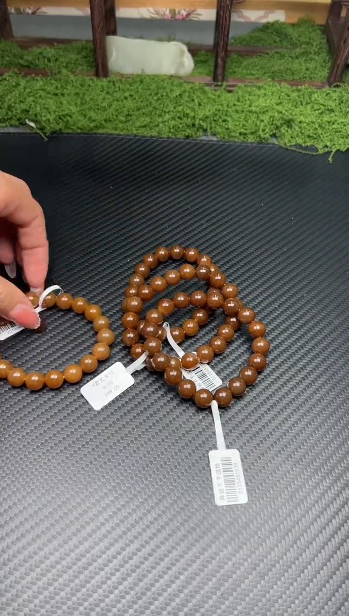 未镶嵌手串和田玉若羌微色差卡10多样性发货拍一发一
