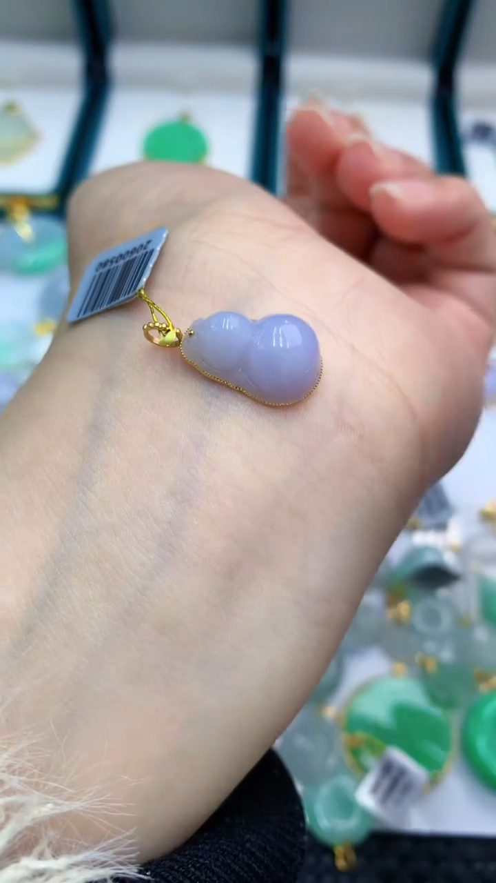 【闪购商品】翡翠颈饰18K金镶嵌            8