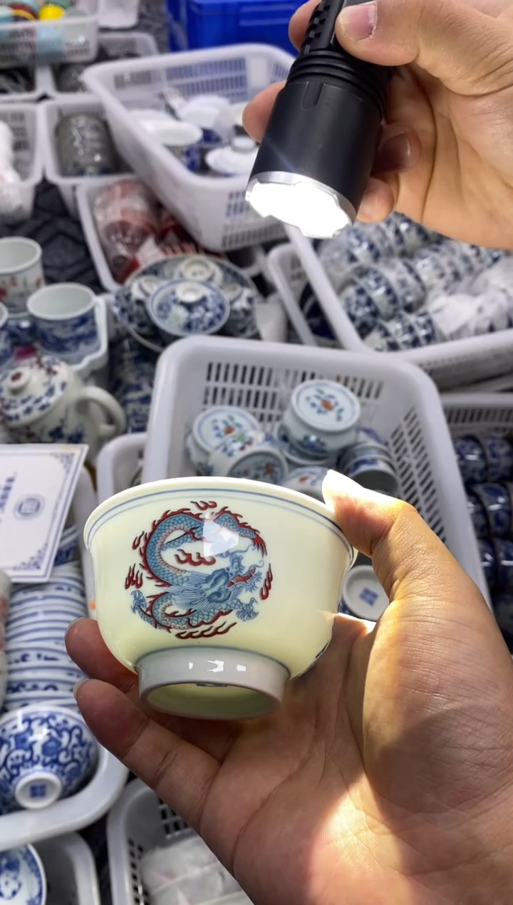 陶瓷景德陶瓷茶具容量约100