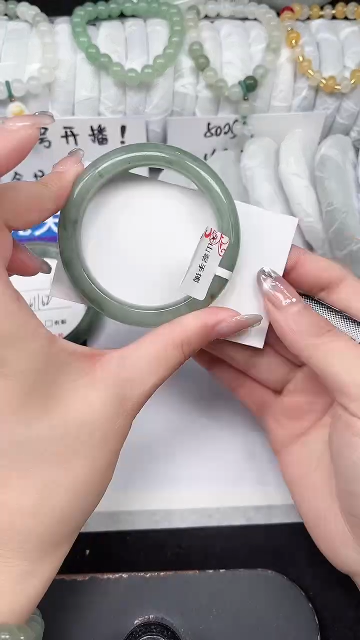 未镶嵌手镯石英质玉209-55/56