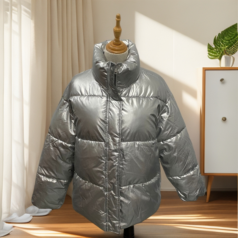 8A725  时尚休闲立领棉服