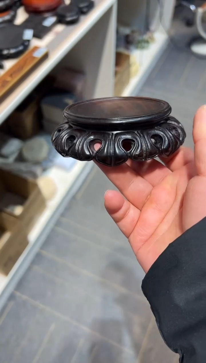 【闪购商品】红酸枝木类端景台工艺品底座