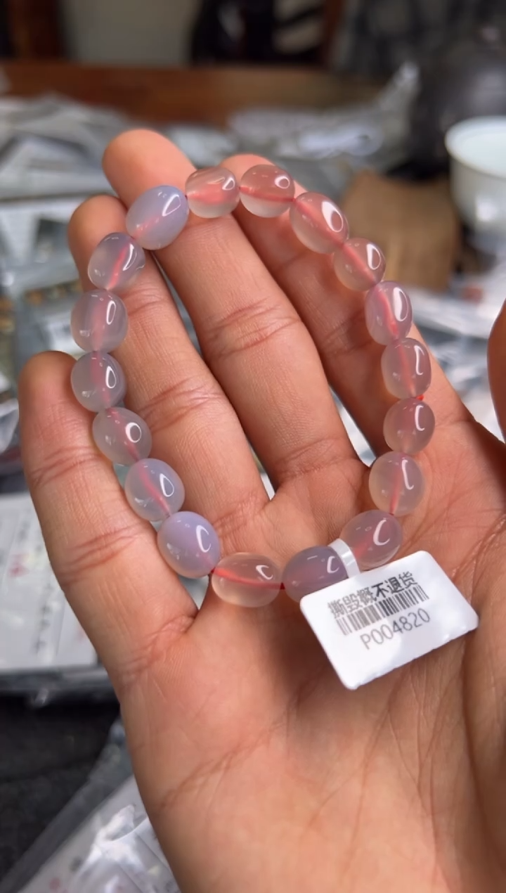 【闪购商品】南红玛瑙手串未镶嵌p004820号绯红手串