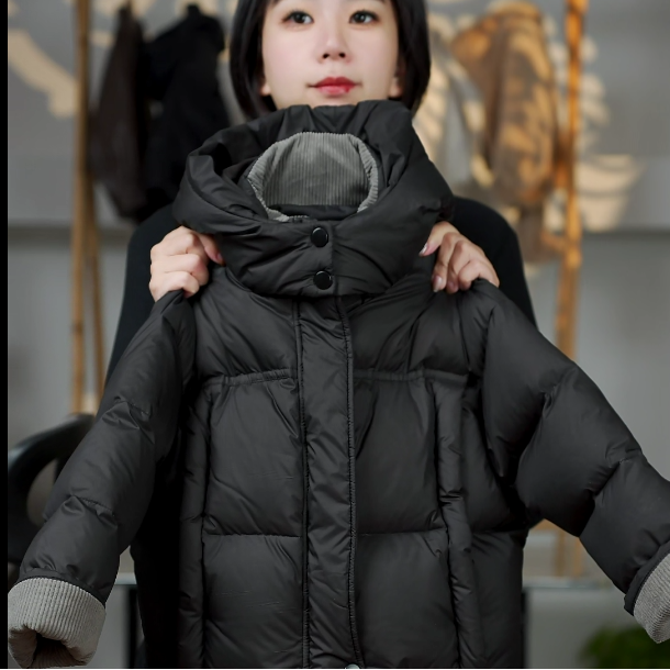 【桃子麻麻】现货 冬装儿童韩版极寒系列双倍充绒白鸭绒羽绒服