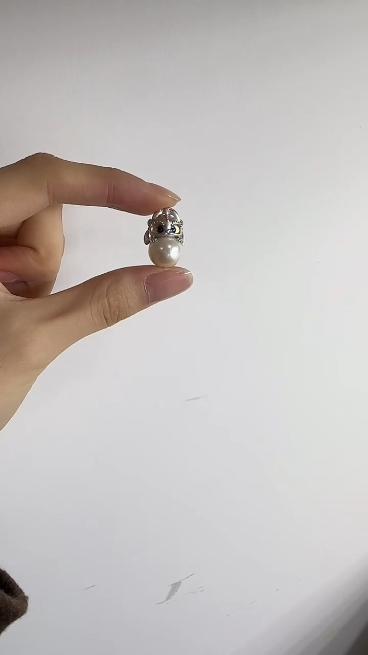 银S925镶嵌颈饰海水珍珠G052