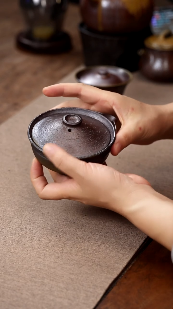 茶壶紫砂带嘴盖碗