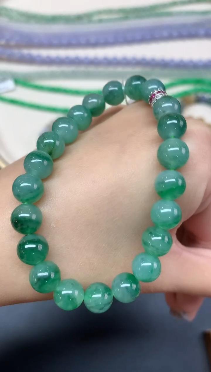 【闪购商品】翡翠手链未镶嵌手串A198|16800